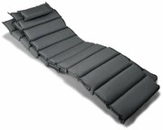 DIVERO Párna nyugágyhoz 2 db antracit