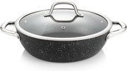 Tescoma Mély serpenyő fedovel PRESIDENT  Stone  26 cm átmérőjű, 26 cm