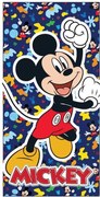 Disney Mickey Color Party fürdőlepedő, strand törölköző 70x140 cm (Fast Dry)