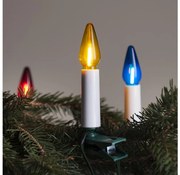 LED Kültéri lánc FELICIA FILAMENT 20xE10 19m színes/meleg fehér IP44