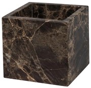 Sötétbarna márvány fürdőszobai rendszerező vattakorongokhoz Marble – Mette Ditmer Denmark