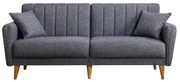Aqua Dark Grey kinyitható kanapé