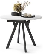 ARTUR étkezőasztal fehér/fekete