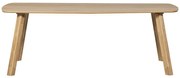 Tölgyfa étkezőasztal 100x180 cm Tablo – WOOOD