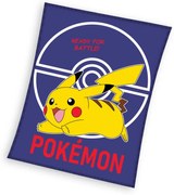 Pokémon Ready for Battle Dark flanel polár takaró 110x140cm
