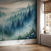 Fotótapéta - Völgy ködben (147x102 cm)