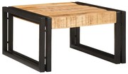 Fürdőszobai polc polcokkal 40 x 50 x 23 cm Tömör mangófa és vas