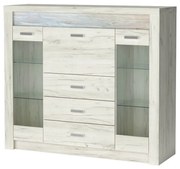 Vitrin Indie 08 (LED világítással) (fehér craft) . Akció -17%. 1057774