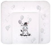 Pelenkázó lap puha New Baby Zebra fehér 85x70