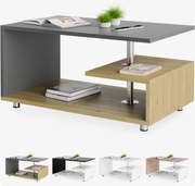 Deuba Orlando dohányzóasztal 95x55x50 cm - fa/szürke