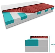 HYBRID FOAM szendvics matrac 19 cm 160 x 200 cm Matracvédő: Matracvédővel
