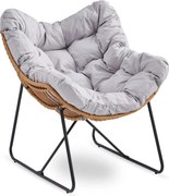 Fotel Wypoczynkowy FIN Szary