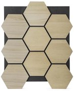 Akusztikus panel G21 81,5x66,5x2,1 cm méhsejt alakú, natúr tölgyfa (63910198)