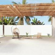 krémszínű behúzható oldalsó napellenző 180 x 1200 cm