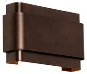 Ipari fali lámpa sötét bronz 2-lámpás - Coen