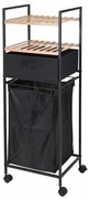 Mobil ruhakosár polcokkal és fiókkal GARMENT 38x105 cm