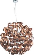 DAR LIGHTING RAW1264 RAWLEY Glamour Függesztett Lámpa Eloxált Alumínium, Csiszolt Króm G9 IP20
