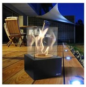 BIO kandalló TANGO2 35,3x25 cm, 1 kW, fekete, TANGO2/CZARNY/TUV