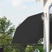 Erkély adatvédelmi képernyő Antracit 140 x 140 cm szövet