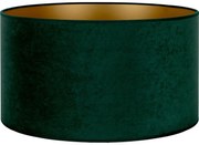 Duolla - Univerzális VELVET E27 lámpabúra, 35 cm, zöld/arany