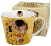 Porcelán bögre 600 ml díszdobozban Gustav Klimt A Csók ekrü