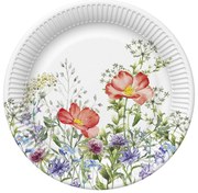 Virág Meadow in June papírtányér 8 db-os 18 cm