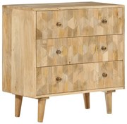 tömör mangófa fiókos szekrény 70 x 35 x 70 cm