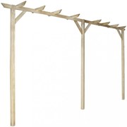 fa kerti pergola 410 x 40 x 203 cm