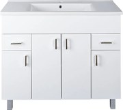 VivaStyle EKONOMIK PLUS 100 lábon álló fürdőszobabútor Sanovit ATRIA 9100 mosdóval - 101 x 45,5 cm