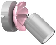 Fali spotlámpa FLOWER 1xGU10/8W/230V matt króm