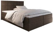 LENY kárpitozott boxspring ágy, 160x200, sawana 25