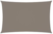 tópszínű téglalap alakú oxford-szövet napvitorla 5 x 8 m