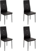 Elvira szék Fekete 4 db N