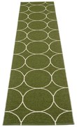 Sötétzöld kültéri-beltéri futószőnyeg 70x300 cm Boo Dark Olive – Pappelina