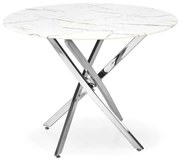 Raymond étkezőasztal 3, márvány / ezüst