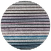 Kék-szürke mosható kerek szőnyeg ø 100 cm – Vitaus