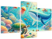 Kép - A világ a víz alatt (90x60 cm)