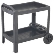 Pomona Kerti asztal Antracit X