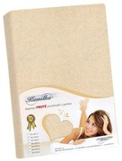 Kamilla frottír lepedő, világos bézs,, 180 x 200 cm