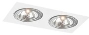 Shilo 7328 - Beépíthető lámpa KOMORO 2xGU10/15W/230V fehér