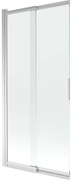 Mexen Fox kétszárnyú toló kádparaván 85 x 150 cm, átlátszó, króm - 891-085-002-01-00