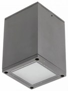 Lámpa Mennyezeti lámpatest LENTO, aluminium, 100x130, IP54, max 35W, négyzet, grafit