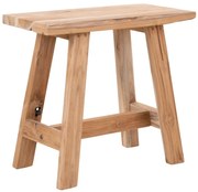 Barcelona sámli, teak fa, nature, 50x25x45 cm