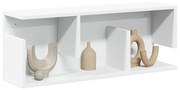 fehér szerelt fa faliszekrény 80 x 20 x 30 cm