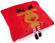 4Home Happy Reindeer karácsonyi párnahuzat, 40 x 40 cm