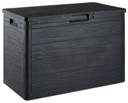 Antracitszürke kerti tárolódoboz Woodys – Toomax