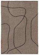 Barna mosható pamut szőnyeg 140x200 cm Shadow – Mette Ditmer Denmark