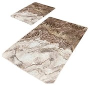 Barna fürdőszobai kilépő szett 2 db-os 60x100 cm – Mila Home