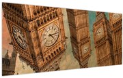 Kép - Big Ben, London (120x50 cm)