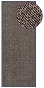sötétbarna tűzött lábtörlő 60 x 150 cm